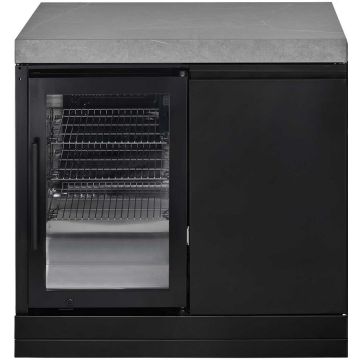 Grandhall Modul bucatarie de exterior cu blat de lucru cabinet, spatiu depozitare si frigider Grandhall K01000290S