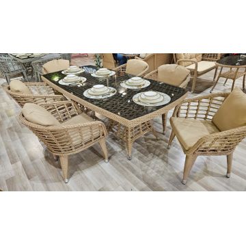 SET MOBILIER GRADINA IARY 4 MASA + 6 SCAUNE