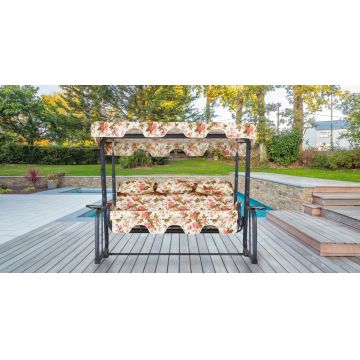 Balansoar cu 3 locuri Vitis 4 Multicolor 200x165x110 cm