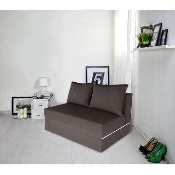 Canapea extensibila Urban Living, 136x80x40 cm, Gri